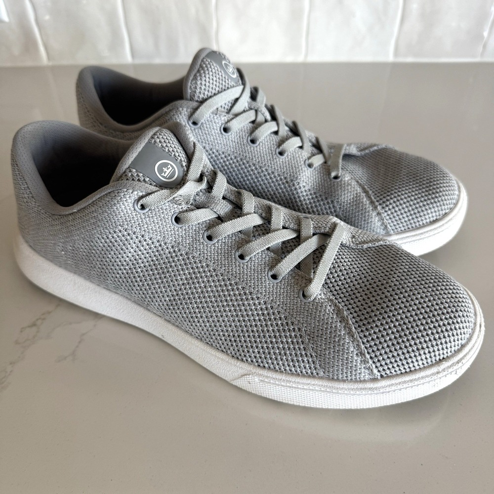 Peter Millar Drift V2 Knit Sneakers Mens 8.5 Gale Gray Casual Shoes ME0EF15 Golf